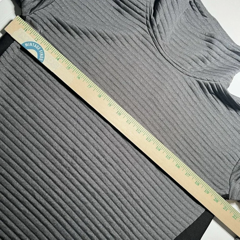 Eddie Bauer Women’s M Gray Cowl Neck Top Stretchy Knit Tunic FREEDRY Shirt - Picture 10 of 11